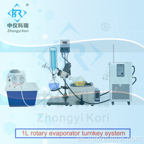 Evaporador rotatorio ampliamente utilizado para equipos de laboratorio de destilación